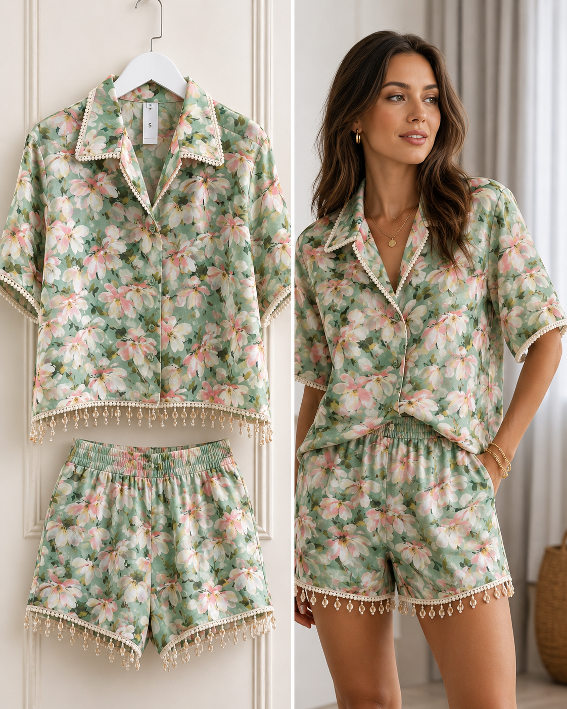 The Linen Edit pearl garden