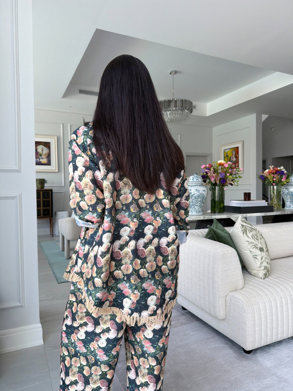 The Linen Edit Midnight Bloom