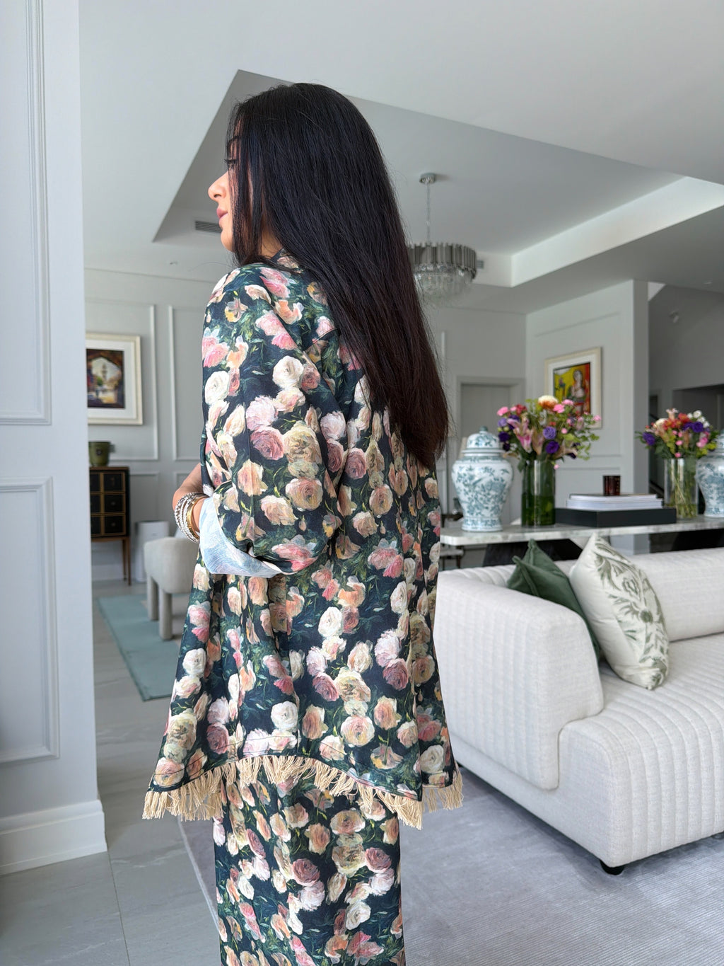 The Linen Edit Midnight Bloom