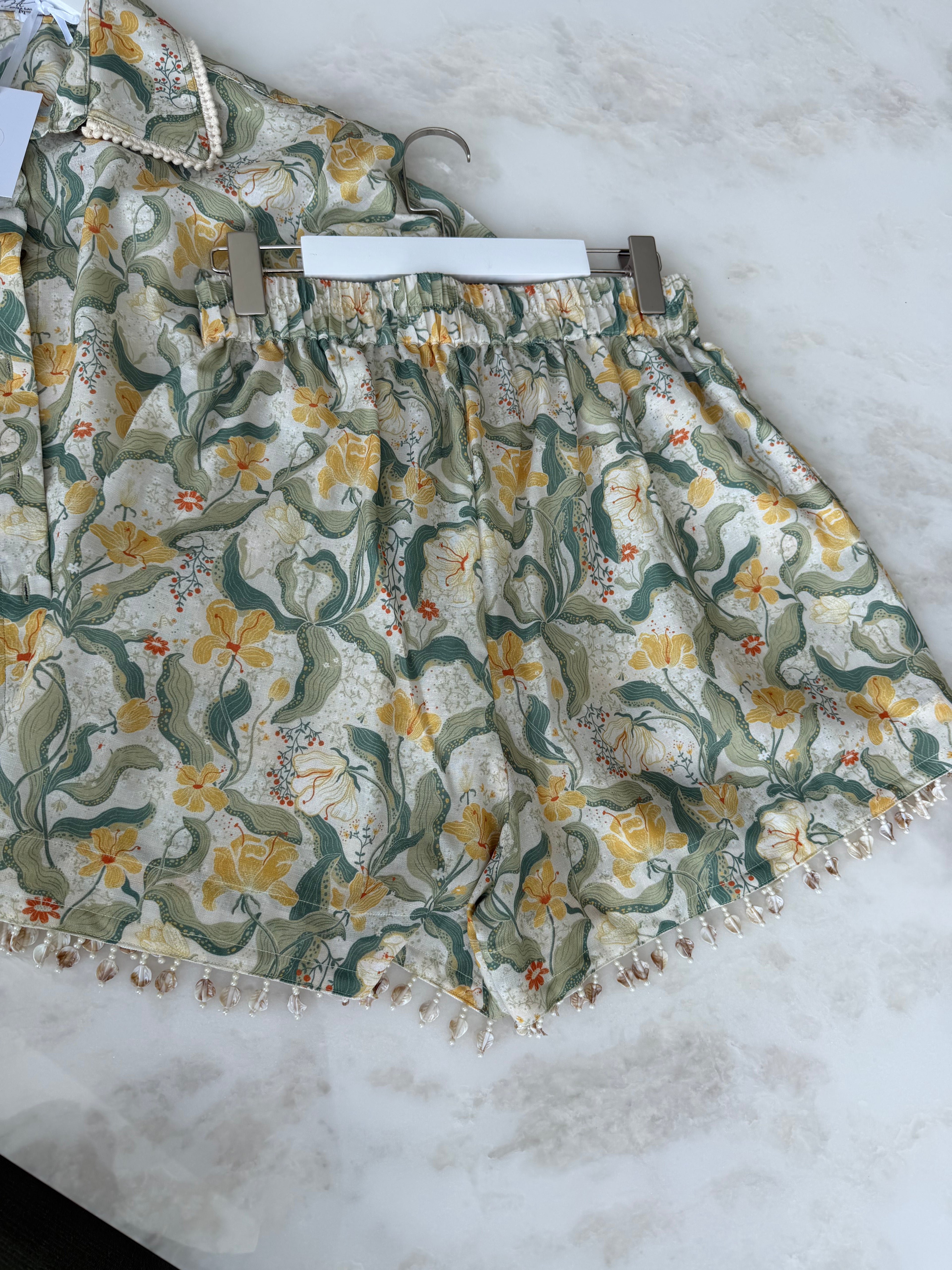 The Linen Edit pearl garden