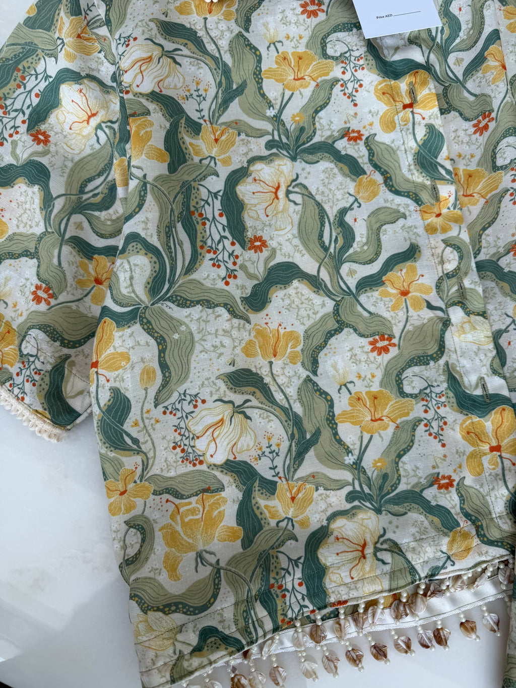 The Linen Edit pearl garden