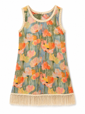 The Linen Edit Wild Poppy dress